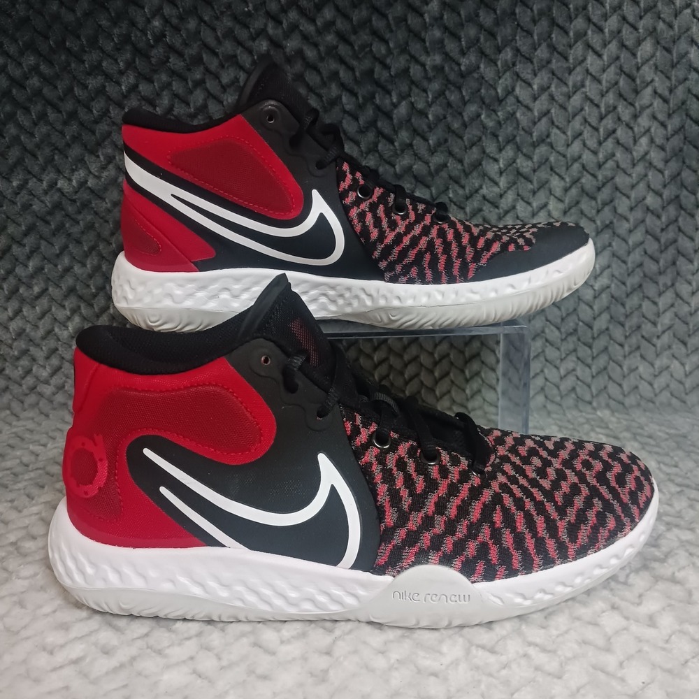 Nike KD Trey 5 VIII Men's Basketball Shoes Black University Red Sneakers Sz 8.5